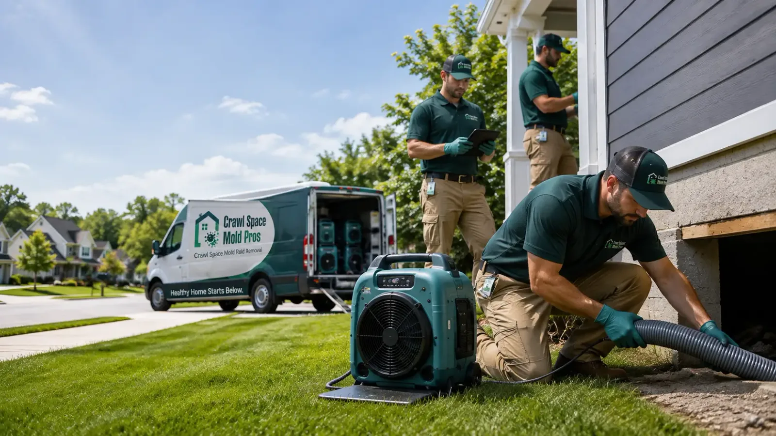 Crawl Space Mold Removal in Green Valley, IL